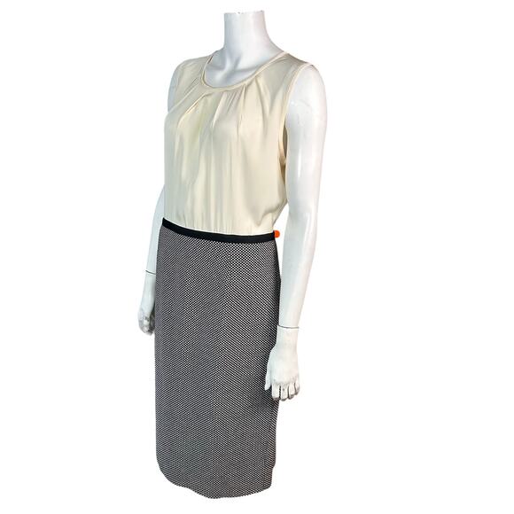Hobbs London dress size 10 tweed professional corporate work secretary cream - Picture 4 of 13